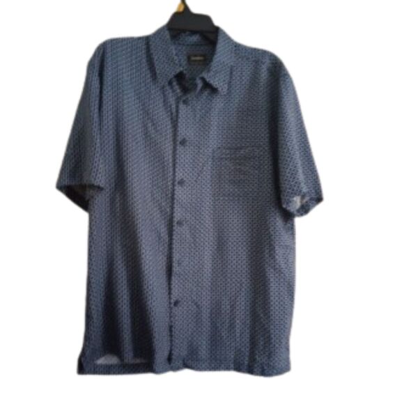Neiman Marcus Men's Size XLarge Silk Blend Button Up Top - Picture 1 of 7